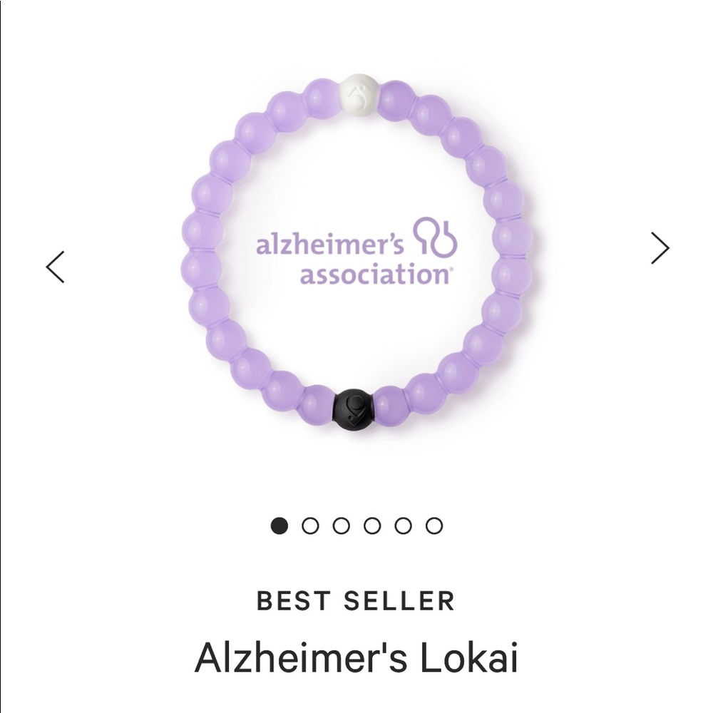 purple Alzheimer lokai bracelet